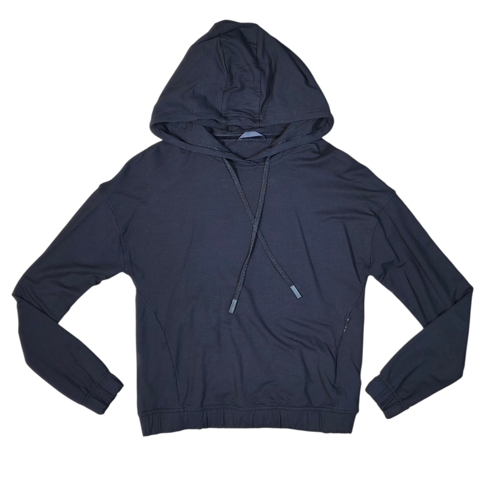 Lululemon Twisted And Tucked Pullover Casual Hoodie Black 4